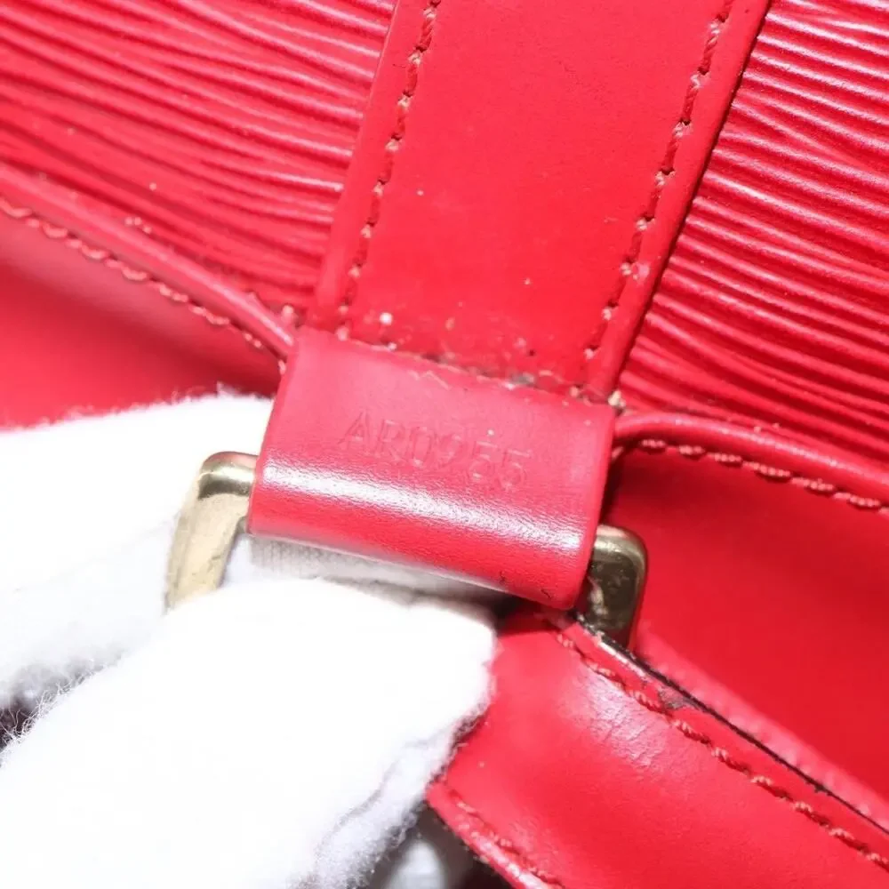 Louis Vuitton Epi Randonnee PM Shoulder Bag Red